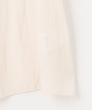 ANY SIS L 【洗える】シャーリングツヤ ブラウス アイボリー