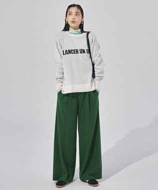 UNFILO 【暖かさ＆着心地の良さで大ヒット】コットンカシミヤ タートルネックカットソー [NEW]ミント