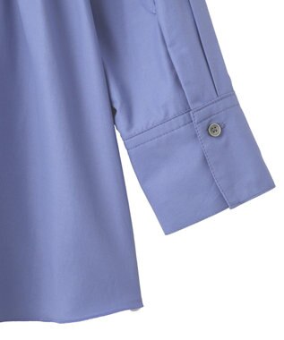 YECCA VECCA ペプラムギャザーシャツ Blue