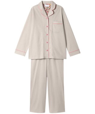 une nana cool 【綿100％】シルケットスムースパシャマ　ＭＡＤＥ　ＷＩＴＨ　ＬＩＢＥＲＴＹ　ＦＡＢＲＩＣ LG