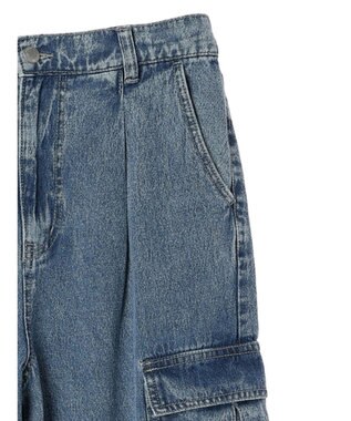 Green Parks ・ＥＬＥＮＣＡＲＥ　ＤＵＥ　デニムカーゴパンツ Light Indigo