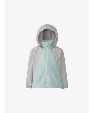 HELLY HANSEN 【キッズ・はっ水・高視認・クイックフリー・記名ラベル付・フード取り外し可】キッズ ヴォーゲンジャケット ミスティグレー