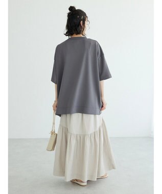 CRAFT STANDARD BOUTIQUE リバーシブルチュールスカート Gray Beige
