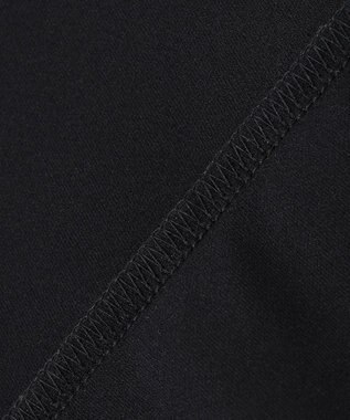 23区GOLF 人気デザインがアップデート！【WOMEN】ライトダンボール 半袖モックネックシャツ ブラック系