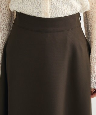 Green Parks ・ｓｗｉｎｇ　ｂｙ　ロングフレアスカート Dark Khaki