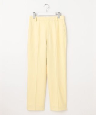 23区 【CLASSY.1月号掲載】ウールミルドストレッチ テーパードパンツ イエロー