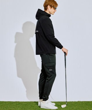 PW CIRCULUS 【MEN】カーゴ ジョガーパンツ ゴルフ ブラック系