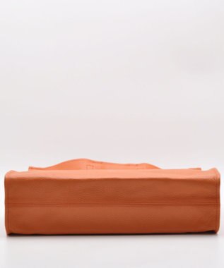 blancle シュリンクレザー スクイーズビッグトート ORANGE