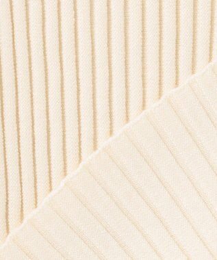 組曲 【WEB限定】ELENAフレアスリーブ リブニット アイボリー系