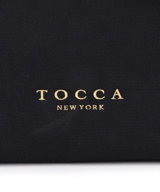 TOCCA KNOT IN CONTRAST CANVASTOTE キャンバストート ブラック系