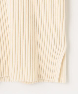 組曲 【WEB限定】ELENAフレアスリーブ リブニット アイボリー系