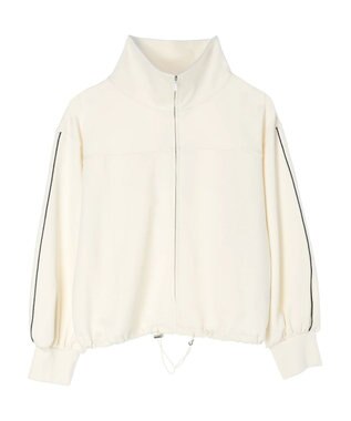 Green Parks トラックジャケット風カットカーディガン Navy