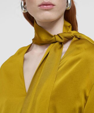 JOSEPH ライトクレープ　ブラウス Amber