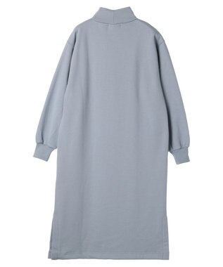 Green Parks Ｂｒｕｓｈｅｄ　裏起毛ワンピース Sax