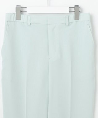 自由区 L 【セットアップ対応・UVカット・接触冷感・洗える】ライトストレッチテーパード パンツ サックス