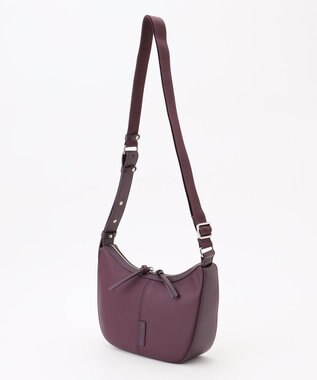 Y'SACCS イタリアンシープ　マルチポーチ付き　ホーボーバッグ パープル