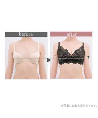 BRADELIS New York 【BRADELIS Me / ノンワイヤー・バストアップ】Perfumyバックスムーズブラ25S1 ブラデリスミー 補正 ブラジャー ブラック