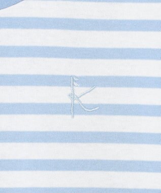 組曲 KIDS 【150-160㎝】ENOSUI Border Tシャツ サックスブルー系1