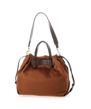 UNBILLION kakatoo ナイロンドローストリング3wayトートバッグ ブラウン