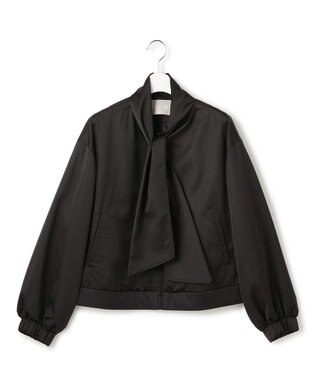 ICB 【先行予約・2WAY】 ダルグロッシーサテン ボウタイ付きブルゾン