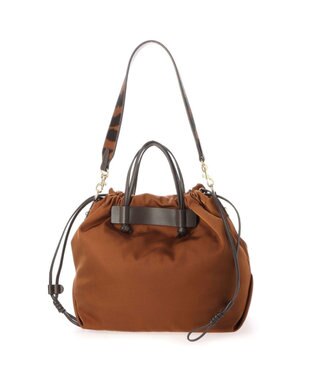 UNBILLION kakatoo ナイロンドローストリング3wayトートバッグ ブラウン