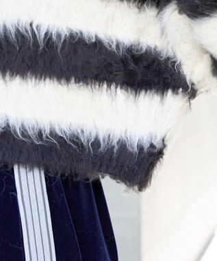 WEGO ファータッチボーダーショートプルオーバー ブラック