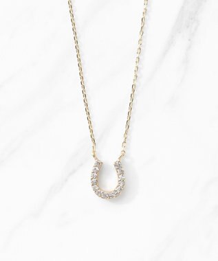 TOCCA 【WEB限定】DIAMOND HORSESHOE K10NECKLACE K10ゴールド ダイヤモンド ネックレス