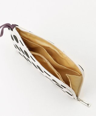 Y'SACCS イタリアンシープ　マルチポーチ付き　ホーボーバッグ パープル