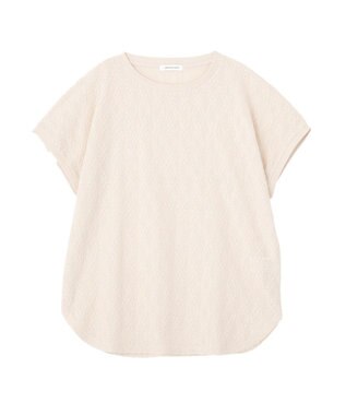 AMERICAN HOLIC フレンチスリーブ総レースプルオーバー Light Beige