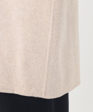 23区 【エステータ】ブラッシュドラムズウール ベスト トップベージュ系