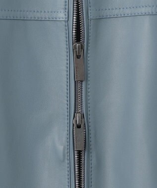 JOSEPH HOMME 【LEON 2月号掲載】ライトラムナッパレザー　シングルライダース ダルブルー系