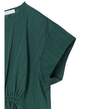 Green Parks 変形ストライプジャガードチュニック Green