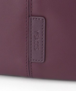 Y'SACCS イタリアンシープ　マルチポーチ付き　ホーボーバッグ パープル