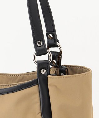 Y'SACCS 【ムック本掲載】タスランナイロントートバッグ midium ベージュ【WEB限定カラー】