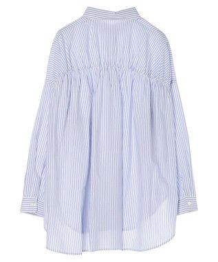 AMERICAN HOLIC 接触冷感バックギャザーシャツ Stripe