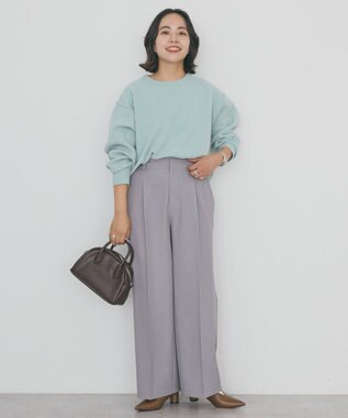 AMERICAN HOLIC 美・美・美ワイドパンツ Gray Mixture