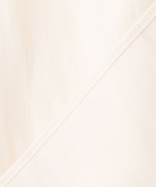 ANY SIS L 【洗える】シャーリングツヤ ブラウス アイボリー