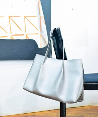 ROOTOTE 0188【オフィシャルストア限定】LT.ミディアム.レザレット.RTG-A 02：ダークシルバー