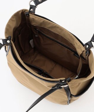 Y'SACCS 【ムック本掲載】タスランナイロントートバッグ midium ベージュ【WEB限定カラー】