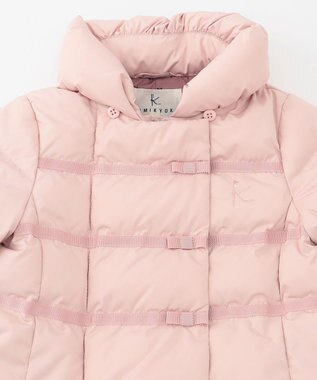 組曲 KIDS 【90-100cm】中綿 ショートコート ピンク系