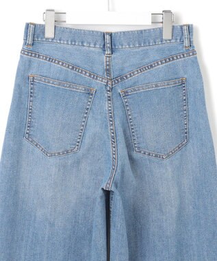 23区 L 【Oggi6月号掲載/接触冷感】23区DENIM サマー タック ワイド パンツ スカイブルー系