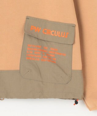 PW CIRCULUS 【WOMEN】裏毛ジップアップフーディー ベージュ系