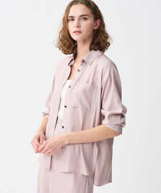 uncrave フィブリルシャンブレー ミドルシャツ 【WEB限定】ピンク