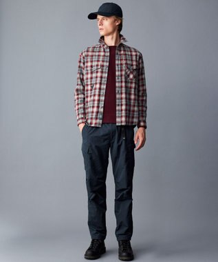 JOSEPH ABBOUD MOUNTAIN 【ECO撥水/起毛裏地】マイクロリップワッシャー  キャップ ネイビー系