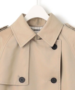 ICB L 【撥水加工】ＴＣシャンブレーツイル トレンチコート ベージュ系