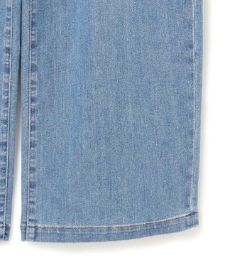 23区 L 【Oggi6月号掲載/接触冷感】23区DENIM サマー タック ワイド パンツ スカイブルー系