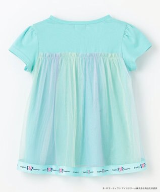 ANY KIDS 【any FAM×サーティワン アイスクリーム】うしろひらひらTシャツ ミント