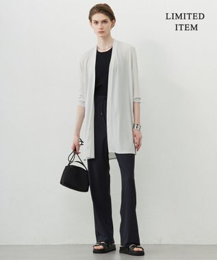 ICB L 【WEB限定・接触冷感・洗える】PINION ロングカーディガン トープ系