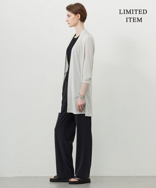 ICB L 【WEB限定・接触冷感・洗える】PINION ロングカーディガン トープ系