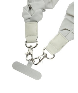 Green Parks クシュクシュモバイルストラップ Ecru